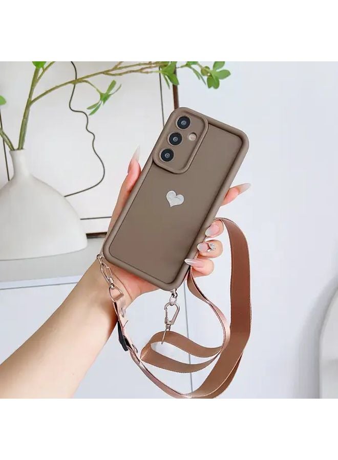 Brown Bamboo Flat Rope Phone Case For Samsung Galaxy S22 Plus 5G Holiday Birthday Christmas Gift - Image 2